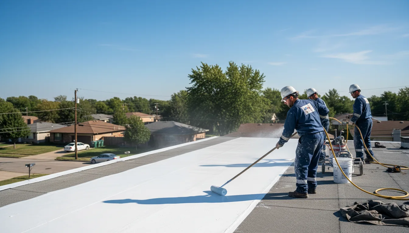 Commercial roof coating in Carlton, PA near me